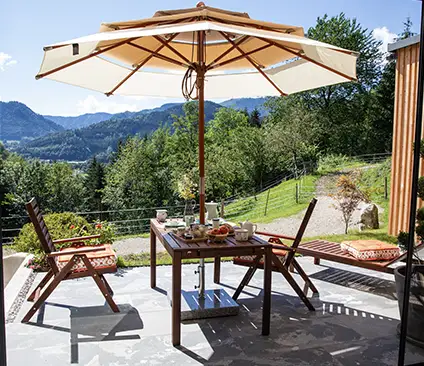 Terrasse in der Sonne